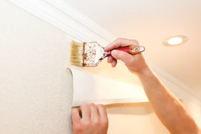 Pose de papier peint à Loucelles — revêtements muraux et toiles de verre